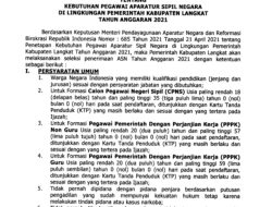 Pemkab Langkat Buka 20 CPNS dan 380 PPPK