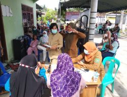 Bhayangkari Cabang Langkat Gelar Vaksinasi dan Bansos