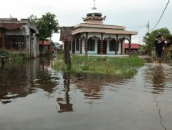 Ratusan Rumah di Kota Tanjung Pura Terendam Banjir