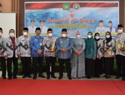 Peringatan Hari Guru dan PGRI di Langkat Diwarnai Penyerahan Hadiah Lomba