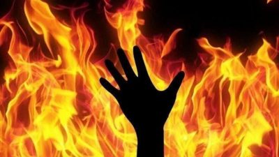Pria Bertato Tewas Dibakar Hidup Hidup di Langkat