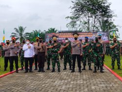 Pangdam Bersama Wakapoldasu Tutup Diklat Dikmaba dan Diktuba di SPN Hinai