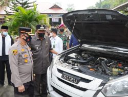 Polres Langkat Pam Nataru Lilin Toba 2021