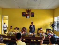 Ketua DPD Partai  Golkar Sumut Musa Rajekshah Rapat Konsolidasi Partai Golkar Langkat 