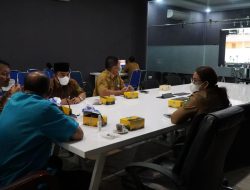 Plt Bupati Langkat&nbsp; Virtual Bersama Gubsu Antisipasi Lonjakan Covid -19