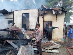 Rumah dan Harta Benda Ludes Terbakar di Stabat