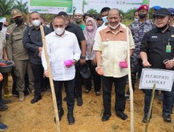 Gubsu Launching Sentra Jagung Terpadu di Desa PIR ADB dan Bukit Mas Besitang