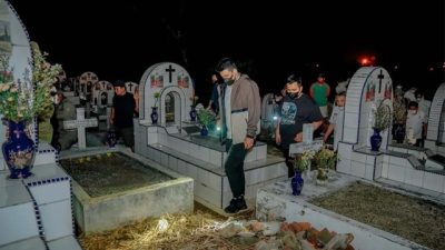 Wali Kota Medan Tinjau Makam TPU Kristen Simalingkar B Amblas Terbawa Arus Sungai Babura