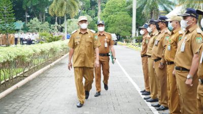 Apel Perdana Pasca Liburan Idul Fitri 2022, Syah Afandin: ASN Diminta Memulai Aktivitas Kedinasan dengan Hati Bersih