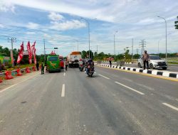 Jaga Keselamatan Arus Balik Jalinsum  Medan Aceh, Polres Langkat Test Urine Narkoba. Dari 44 Pengemudi, 3 Diantaranya Positip Narkoba