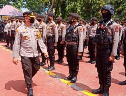 Polres Langkat Apel Gelar Pasukan Pilkades Serentak Langkat