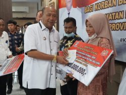 Pemkab Langkat Beri Bantuan BBR &nbsp;24 Korban Bencana Putting Beliung &nbsp;Sebesar 277 Juta &nbsp;