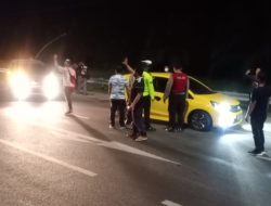 Polres Langkat Gelar Razia KRYD di Pos Lantas Sei Karang Stabat