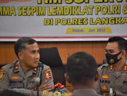 Kepala Sespima Sespim Polri Brigjen Pol Mardiyono Supervisi Ke Polres Langkat