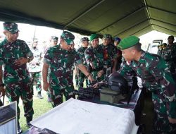 Kasad Jenderal Dudung Periksa Kesiapan Operasi Yonif 143/ TWEJ