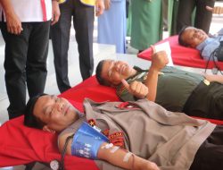 HUT ke – 77 TNI, Kapolda Sumut Donorkan Darahnya Untuk Kemanusiaan
