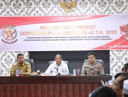 Wakil Wali Kota Binjai Hadiri Praktek Kerja Profesi Sespimmen Polri Dikreg ke-62