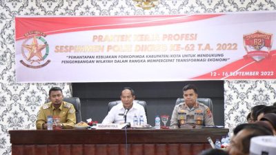 Wakil Wali Kota Binjai Hadiri Praktek Kerja Profesi Sespimmen Polri Dikreg ke-62