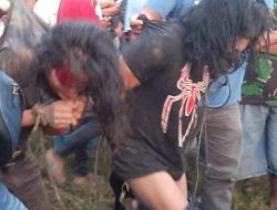 Dua Pencuri Anak Lembu Babak Belur Dihajar Massa di Langkat Diamankan Polisi