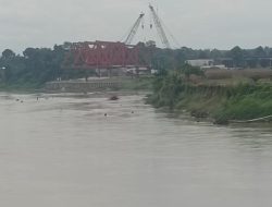 Jembatan Terpanjang Jalur Tol Stabat Tahap Pengerjaan