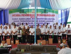 PAD Langkat 2021 Over Target, Plt Bupati :  Camat, Lurah dan Kades Tingkatkan PBB – P2