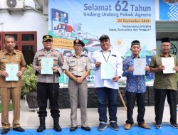 HUT Ke – 62 BPN Serahkan 32 Sertifikat Bidang Tanah Pemko Binjai