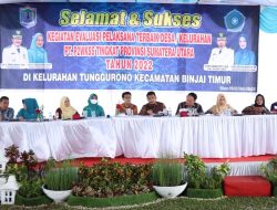 Tim Lomba Desa Kelurahan Terbaik PT P2WKSS Provsu di Binjai