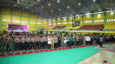 Forkopimda Sumut Shalat Gaib dan Doa Bersama Untuk Korban Tragedi Kanjuruhan