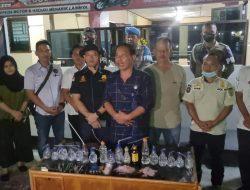 Tim Gabungan Polres Labuhanbatu Robohkan 10 Gubuk Tempat Transaksi Narkoba