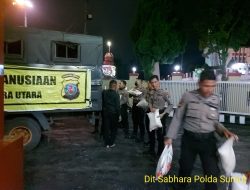 Ratusan Paket Bansos Korban Gempa Polda Sumut Tiba di Tarutung