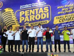 Pentas Parodi Ala Wartawan PWI Sumut Sukses Menghibur