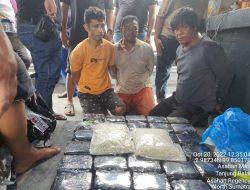 Tim Gabungan Polda Sumut Gagalkan Penyelundupan  Sabu 30 Kg dan 8000 Butir Ektasi Asal Malaysia di Perairan Asahan