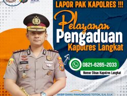 Layani Pengaduan Masyarakat, Kapolres Langkat Sebar Nomor Handphone Pribadinya