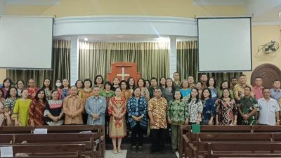 BKAG Binjai  Lantik Panitia Natal Oikumene Masyarakat, KORPRI, TNI dan POLRI 2022