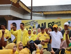 Jalan Sehat Nasional HUT ke-58 Partai Golkar di Pusatkan Kota Binjai, Musa Rajekshah Berharap Partai Golkar Sejahterakan Masyarakat