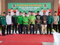 Plt Bupati Langkat Hadiri Mukercab – I PPP Langkat Masa Bakti 2021-2026