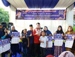 Anggota DPRD Sumut Ricky Anthony Reses di Langkat Kembali Beri Bantuan Siapkan 5000 Paket Bahan Pangan