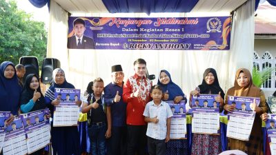 Anggota DPRD Sumut Ricky Anthony Reses di Langkat Kembali Beri Bantuan Siapkan 5000 Paket Bahan Pangan