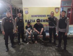 Patroli Sat Samapta Polrestabes dan Poldasu Amankan 2 Pria Diduga Bawa Narkoba