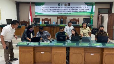 Polres Toba Tandatangani MoU Penerapan Aplikasi e-Berkas Pidana Terpadu