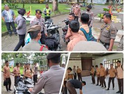 Polres Langkat Gelar Operasi Kasih Sayang, 9 Pelajar  Bolos Jam Belajar Terjaring