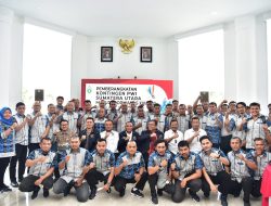 Gubsu, Ketua DPRD dan Wakapoldasu Lepas Kontingen PWI Sumut ke Porwanas, Edy: Semua Warga Sumut Wajib Membesarkan Sumut