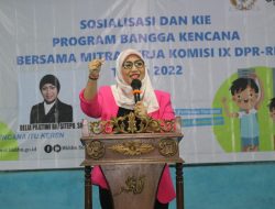 Sosialisasi Pencegahan Stunting BKKBN dan Anggota DPR RI Delia Pratiwi di Binjai