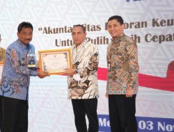 Wali Kota Binjai Terima Penghargaan Daerah Meraih Opini WTP 5 Kali Berturut – Turut