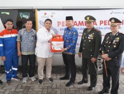828 Paket Sembako Korban Banjir Langkat dari SKK Migas Sumbagut