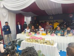 Mabes Polri, Polda Sumut dan Pomdam I BB Musnahkan Barang Bukti Narkoba, Selamatkan Ratusan Ribu Jiwa