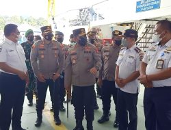 Kapolda Sumut Kunker Ajibata Toba Tinjau Pam Ops Lilin Toba 2022