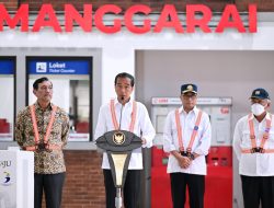Presiden Jokowi Resmikan Stasiun Manggarai Tahap I, Diharapkan Stasiun Sentral Terintegrasi Antarkota