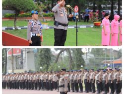 Kapolda Sumut Pimpin Upacara Kenaikan Pangkat 1.541 Personel