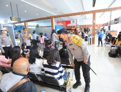 Kapolda Sumut Pantau Aktivitas Bandara Silangit dan Lalu Lintas di Tahun Baru 2023